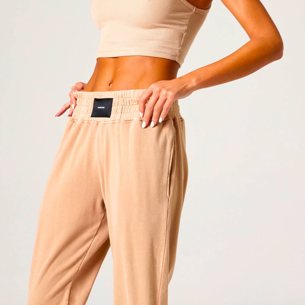 NWOT Talentless Womens Wide Leg Boxing pants XS Buttercream / tan 🔥